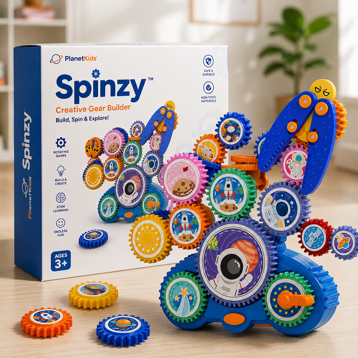 GearKids® Conjunto de Engrenagem Educativa