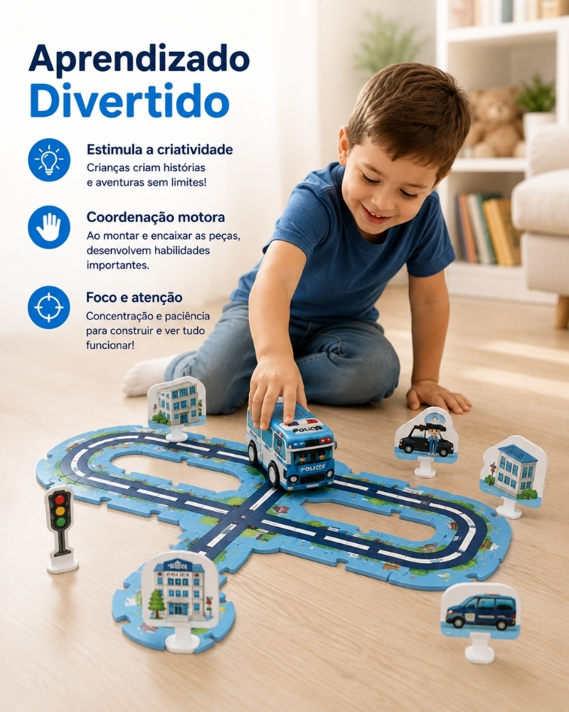 MiniCity™ – Pista de Aventuras Policiais