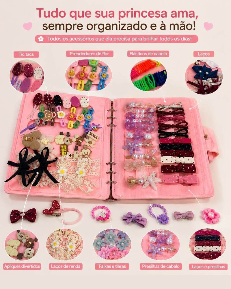 BellaBook™ – Livro de Acessórios Femininos