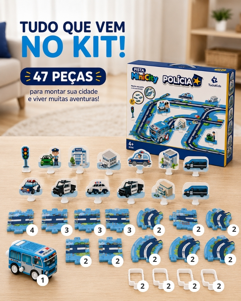 MiniCity™ – Pista de Aventuras Policiais
