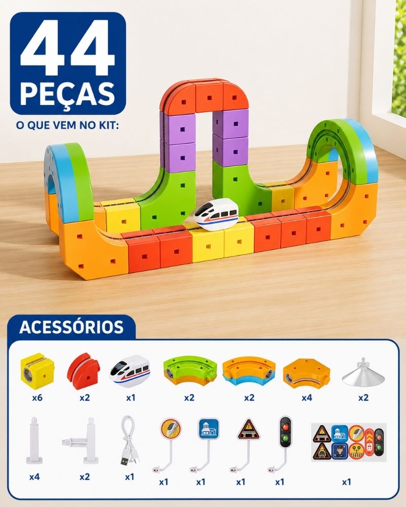MagnectTrain - Trenzinho Magnético Educativo