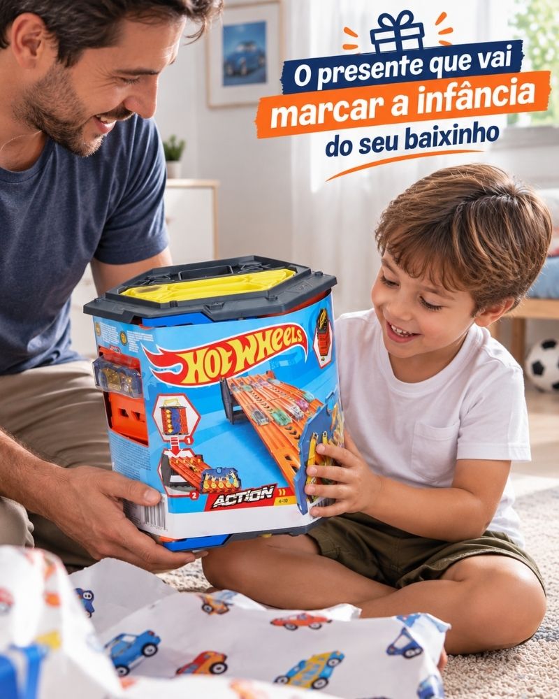 SpeedWheels™ — Pista de Corrida 5 Carrinhos