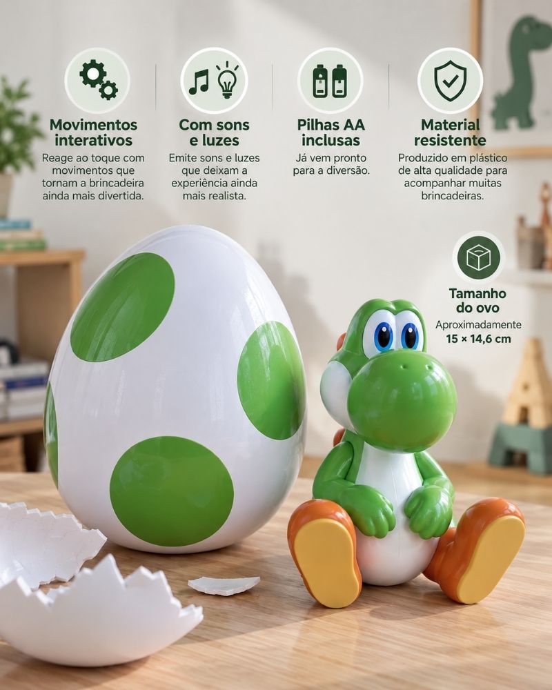 YoshiEgg™ — Ovo de Dinossauro Interativo