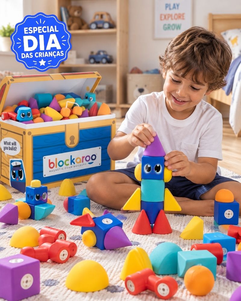 Blockaroo™ – Blocos Magnéticos Educativos